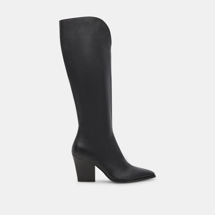 Rocky Boots Black Leather Women Dolce Vita Boots and Booties