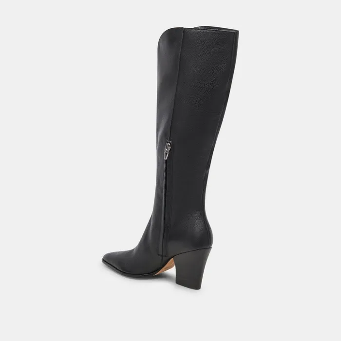 Rocky Boots Black Leather Women Dolce Vita Boots and Booties