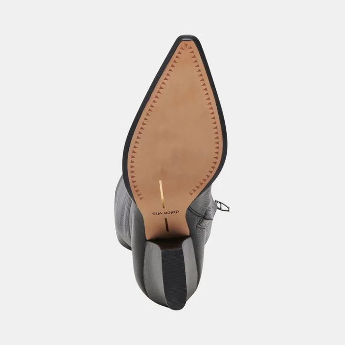 Rocky Boots Black Leather Women Dolce Vita Boots and Booties