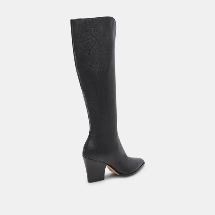 Rocky Boots Black Leather Women Dolce Vita Boots and Booties