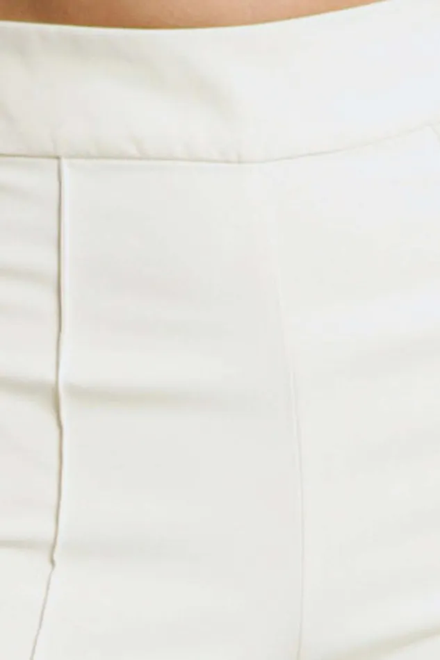 Roschel Pants 8211 High Waisted Flared Pants In Cream Women Showpo Pants