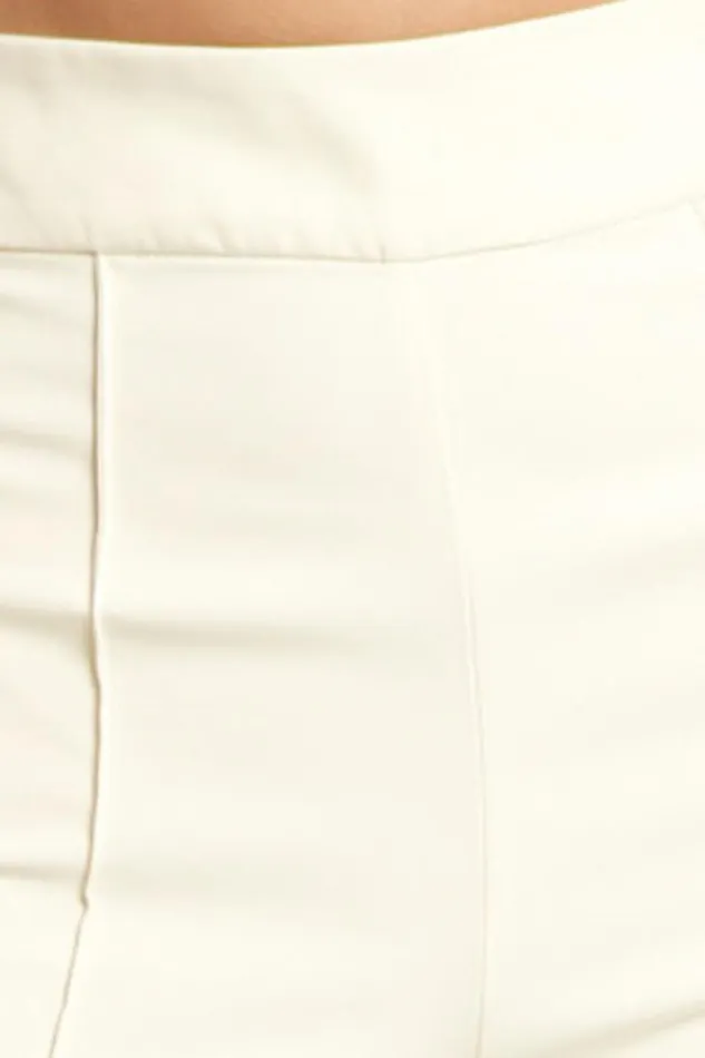 Roschel Pants 8211 High Waisted Flared Pants In Cream Women Showpo Pants