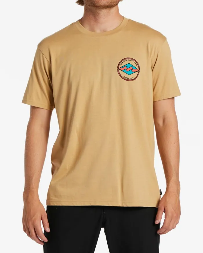 Rotor Diamond TShirt Dusty Gold Men Billabong TShirts