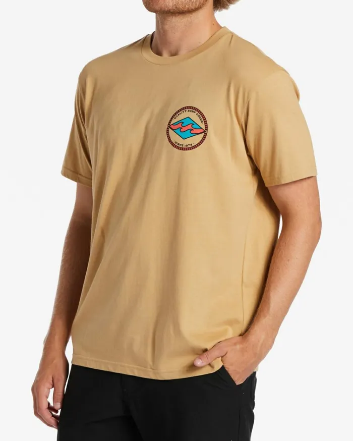 Rotor Diamond TShirt Dusty Gold Men Billabong TShirts