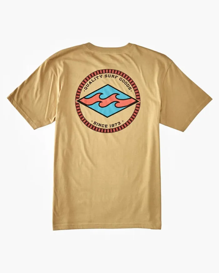 Rotor Diamond TShirt Dusty Gold Men Billabong TShirts