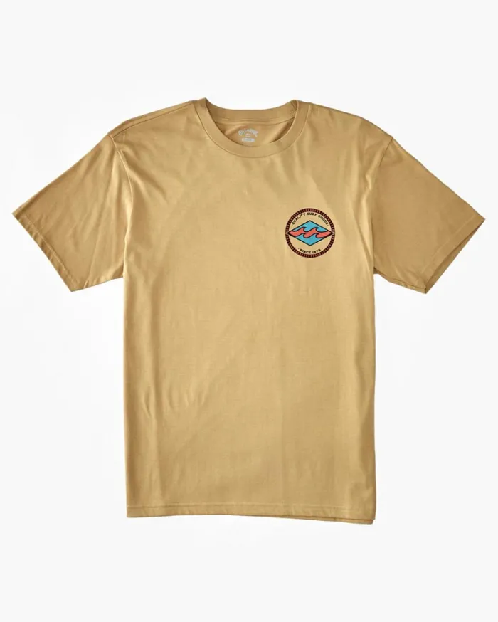 Rotor Diamond TShirt Dusty Gold Men Billabong TShirts
