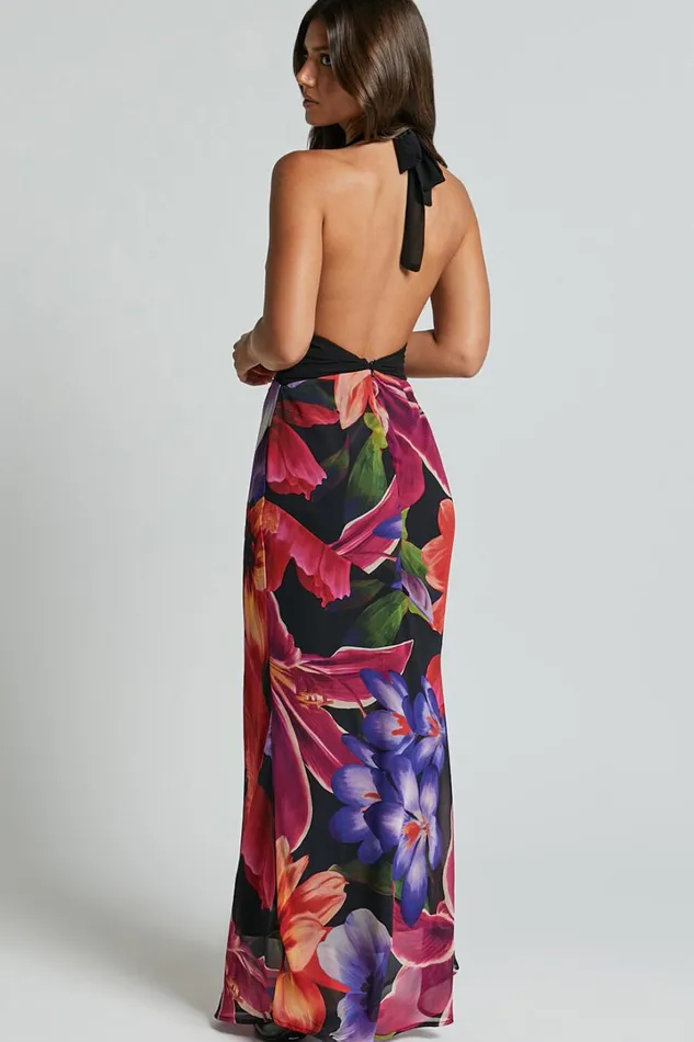 Runaway The Label 8211 Tenaya Maxi Dress In MAEVE PRINT Women Showpo Dresses