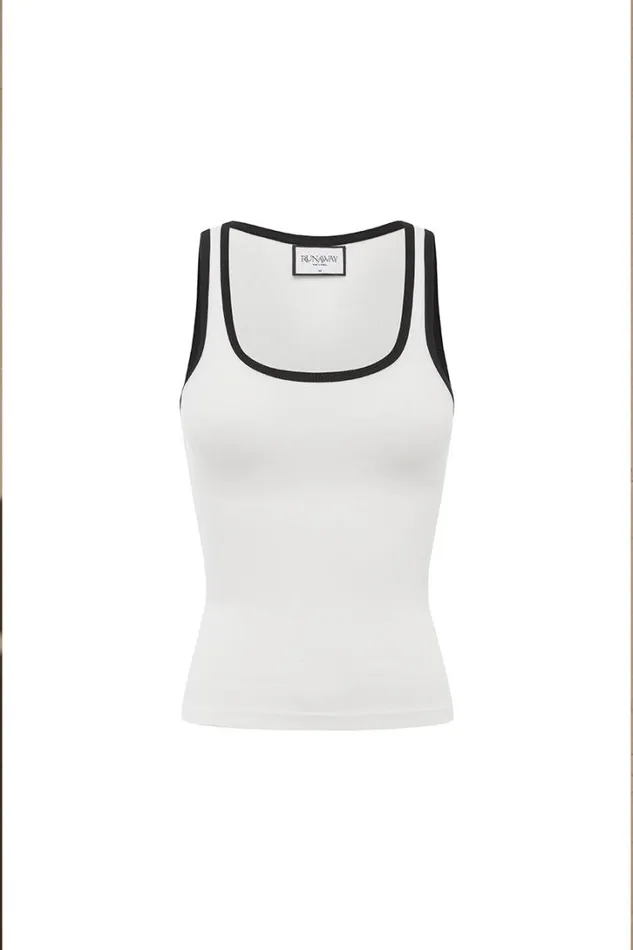 Runaway The Label Basic ANGELO TANK White 8211 Women