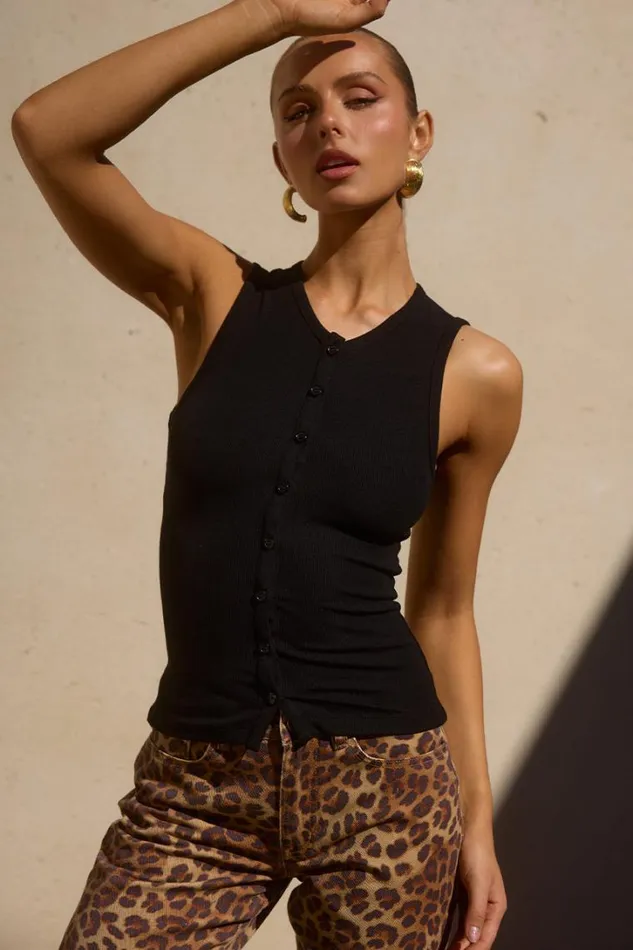 Runaway The Label Basic SOLAN TOP Black 8211 Women