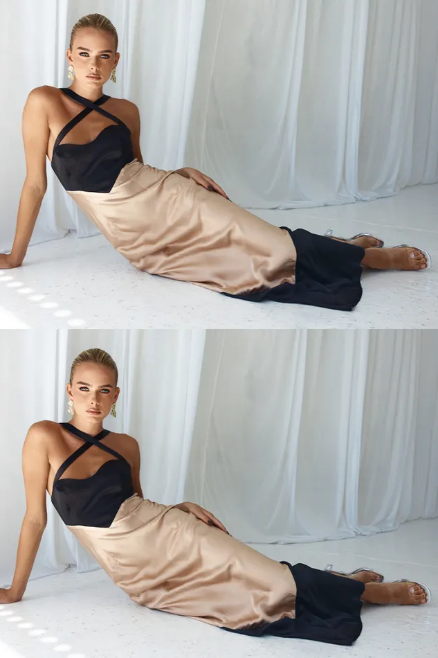 Runaway The Label Evening Dresses EVITA MAXI DRESS Blacksand 8211 Women