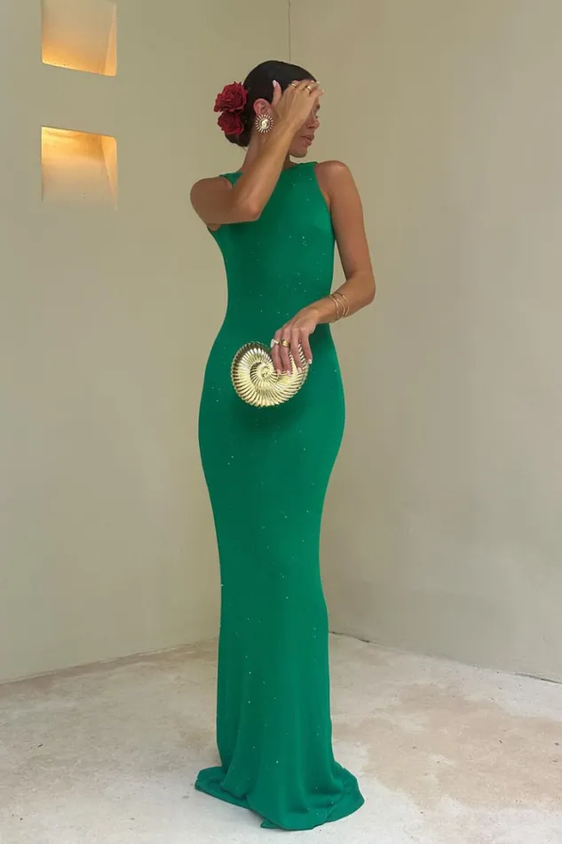 Runaway The Label Maxi Dresses ADRIANA MAXI DRESS Green 8211 Women