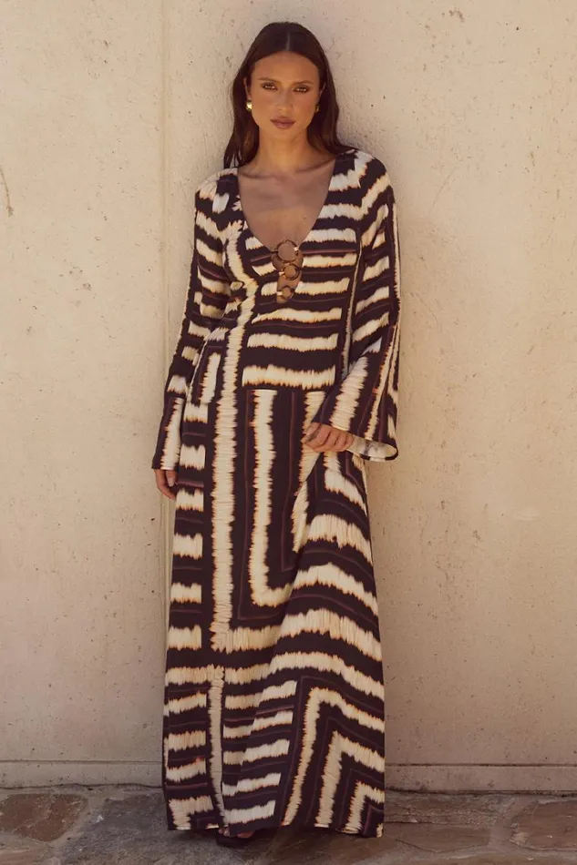 Runaway The Label Maxi Dresses AZURE MAXI DRESS Noria Print 8211 Women
