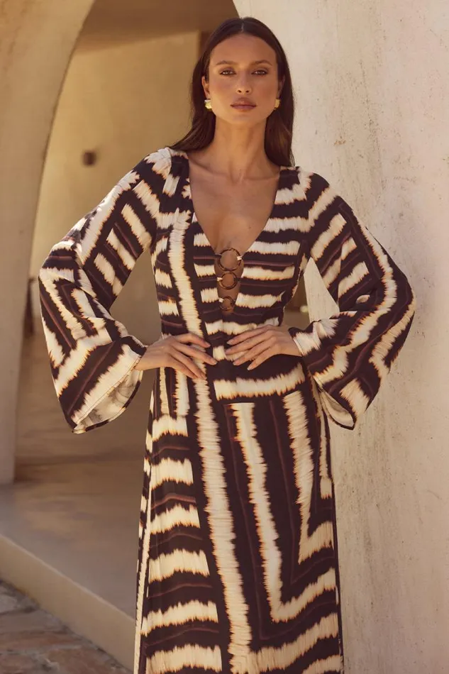 Runaway The Label Maxi Dresses AZURE MAXI DRESS Noria Print 8211 Women