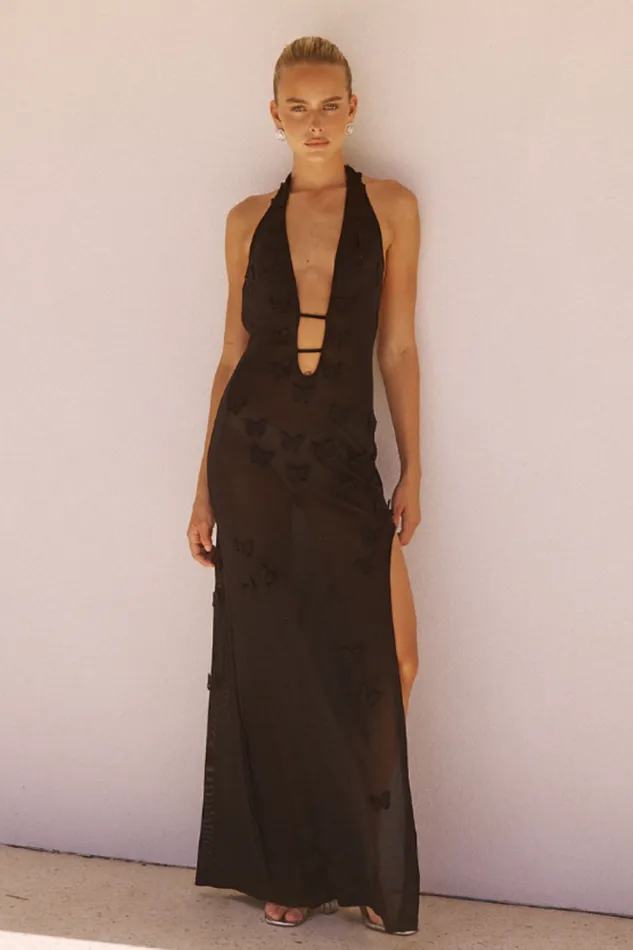 Runaway The Label Maxi Dresses BILINA MAXI DRESS Black 8211 Women