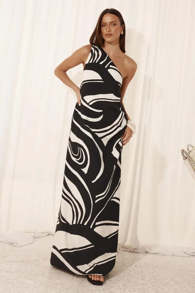 Runaway The Label Maxi Dresses KATIKA MAXI DRESS Pantina Black 8211 Women