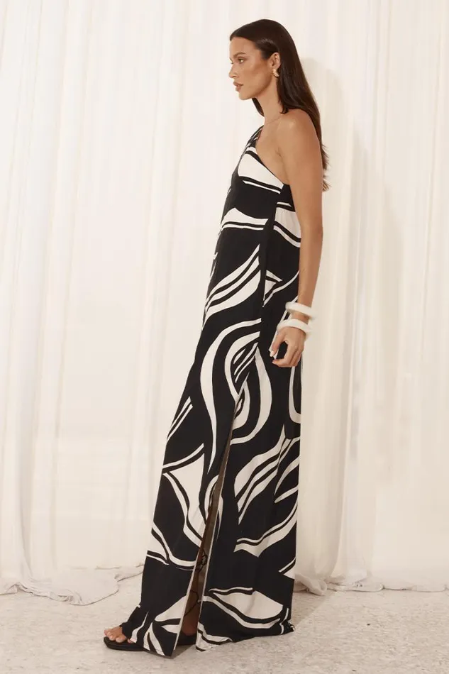 Runaway The Label Maxi Dresses KATIKA MAXI DRESS Pantina Black 8211 Women