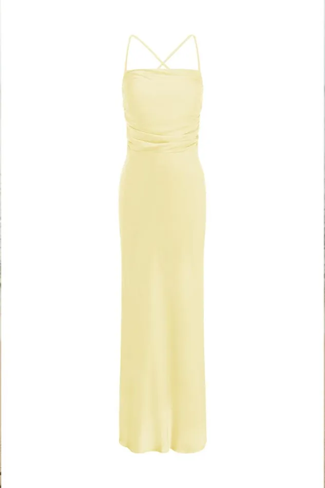 Runaway The Label Maxi Dresses LUCIENNE MAXI DRESS Lemon 8211 Women