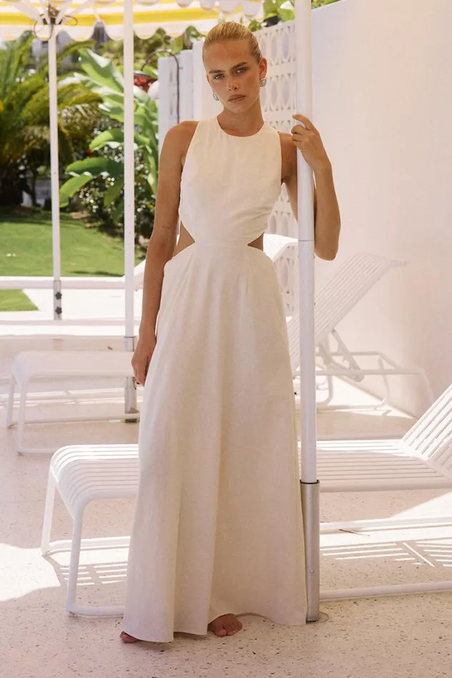 Runaway The Label Maxi Dresses MURILO MAXI DRESS Sand 8211 Women