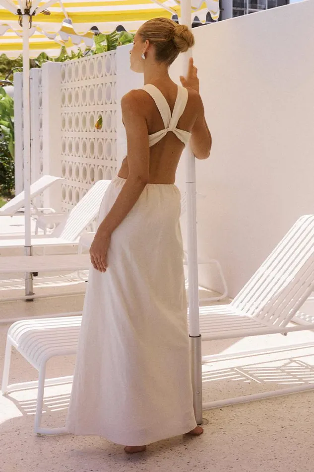 Runaway The Label Maxi Dresses MURILO MAXI DRESS Sand 8211 Women