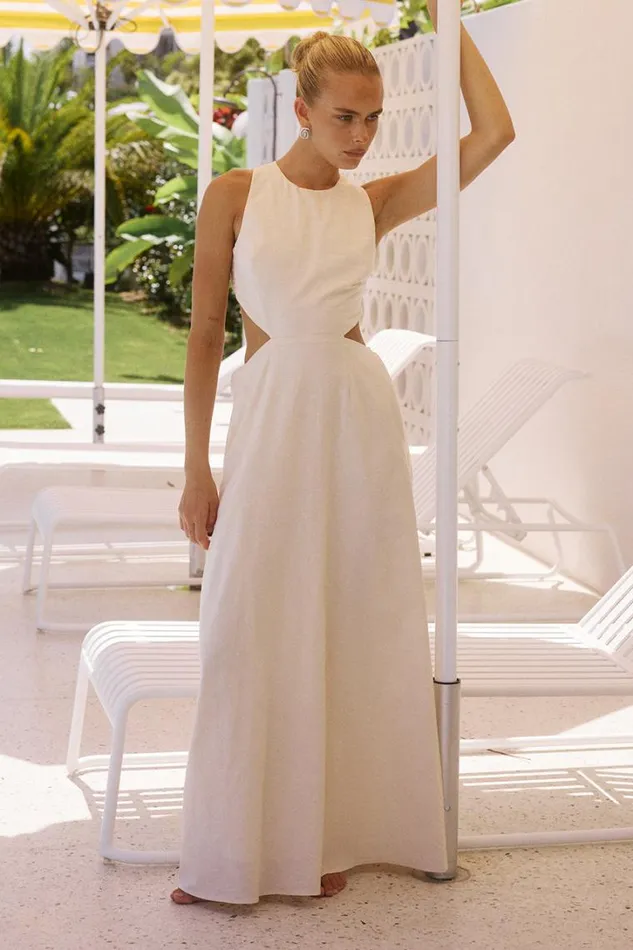 Runaway The Label Maxi Dresses MURILO MAXI DRESS Sand 8211 Women