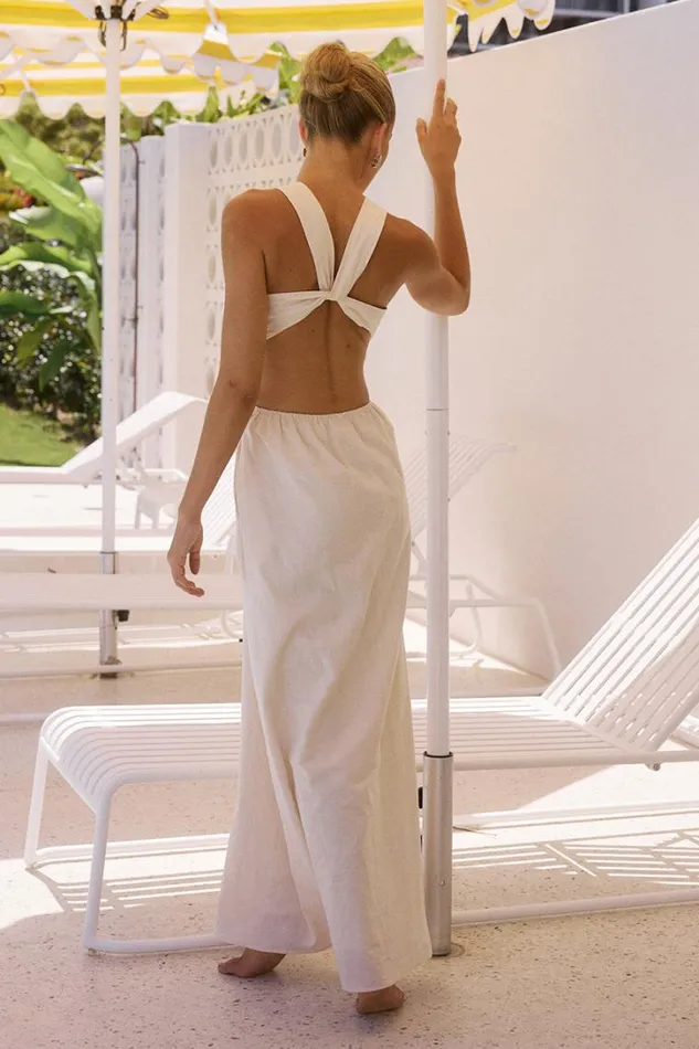 Runaway The Label Maxi Dresses MURILO MAXI DRESS Sand 8211 Women