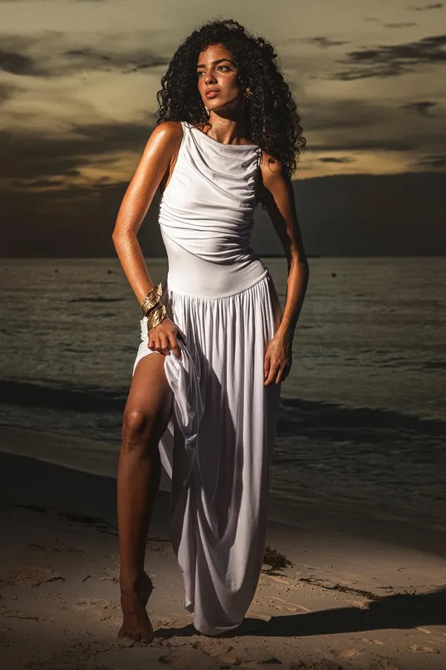 Runaway The Label Maxi Dresses NALLA MAXI DRESS White 8211 Women