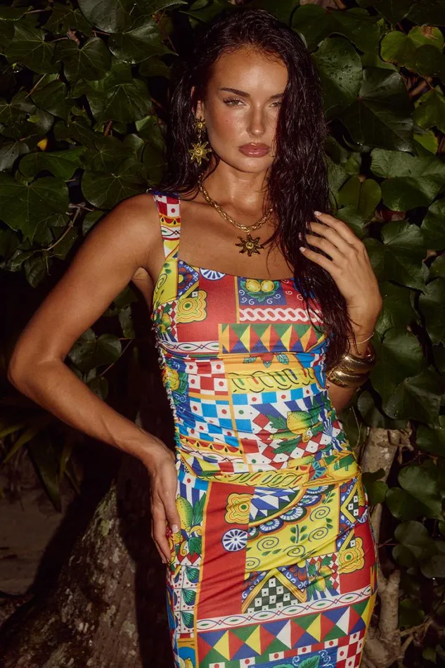 Runaway The Label Maxi Dresses VIVIAN MAXI DRESS Phaedra Print 8211 Women