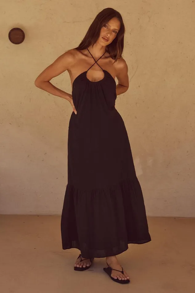 Runaway The Label Midi Dresses ABISS MIDI DRESS Black 8211 Women