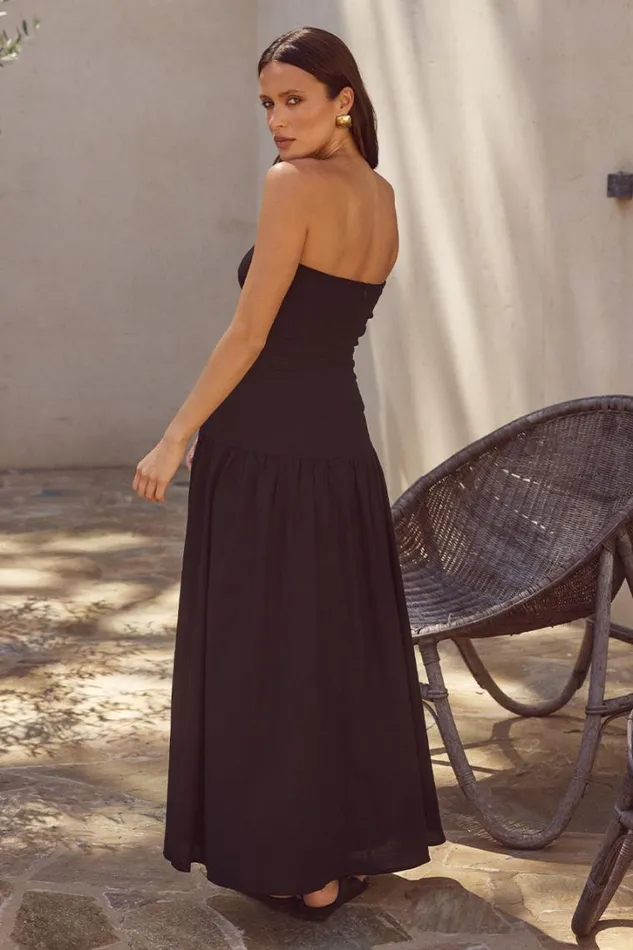 Runaway The Label Midi Dresses DANICA MIDI DRESS Black 8211 Women