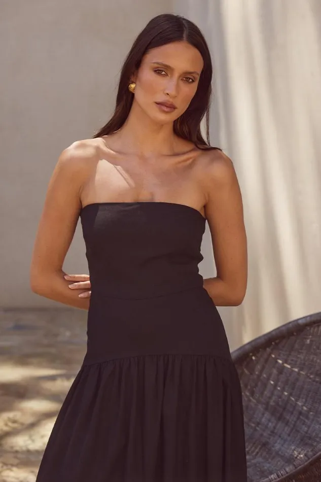Runaway The Label Midi Dresses DANICA MIDI DRESS Black 8211 Women
