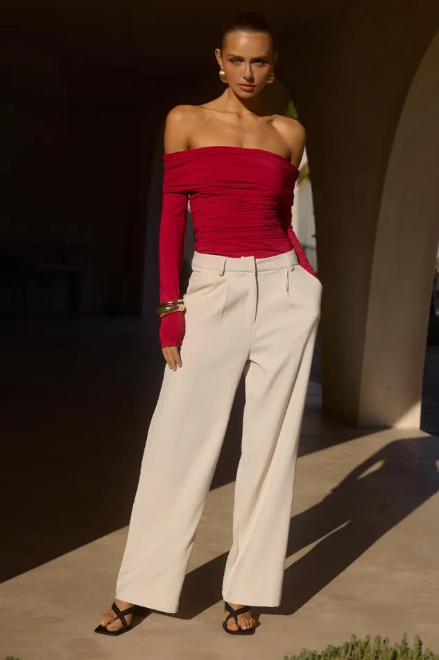 Runaway The Label Pants ZARRIAH PANT Stone 8211 Women