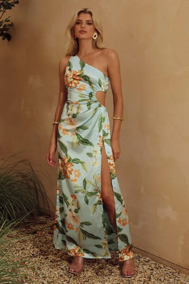Runaway The Label Race Day Dresses BARZILIO DRESS Maiori Blue 8211 Women