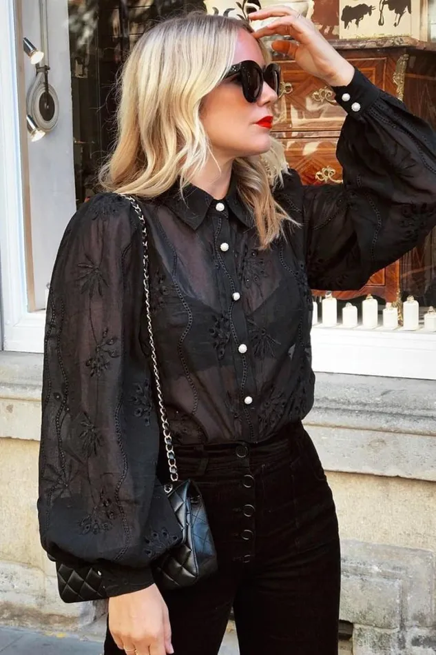 Runaway The Label Shirts and Blouses Elise Blouse Black 8211 Women