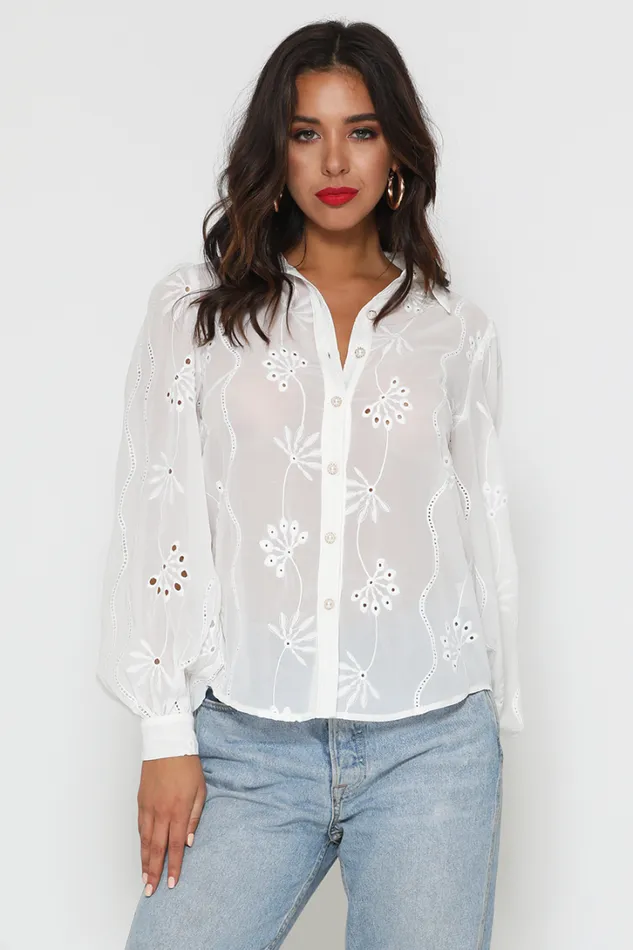 Runaway The Label Shirts and Blouses Elise Blouse White 8211 Women