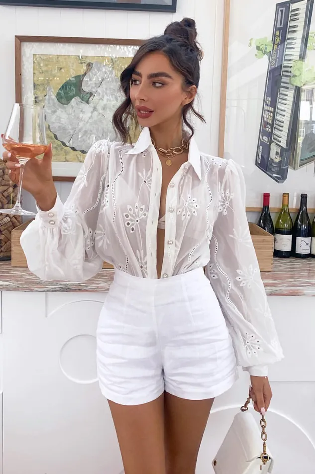 Runaway The Label Shirts and Blouses Elise Blouse White 8211 Women