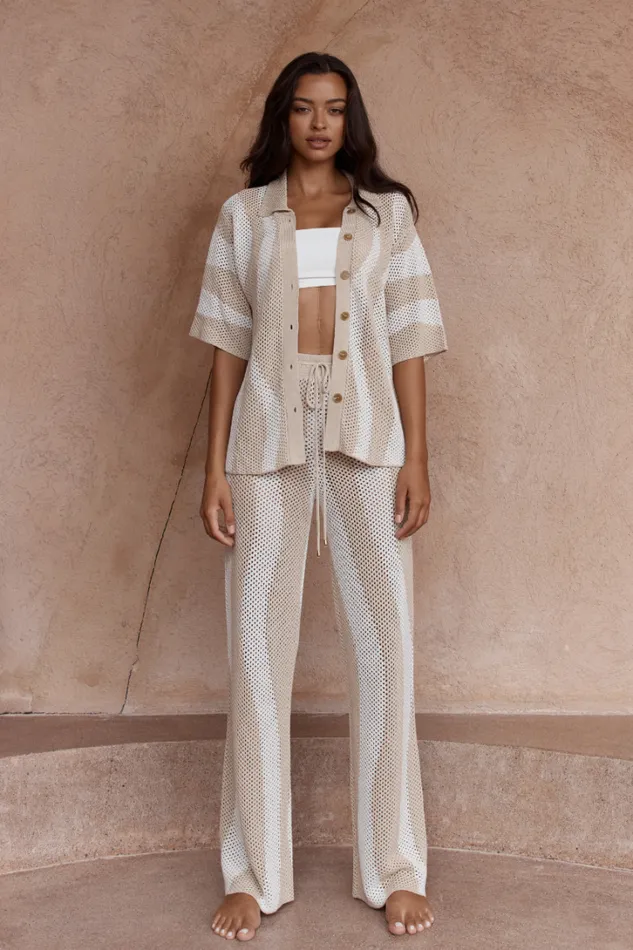 Runaway The Label Shirts and Blouses ZANZIBAR TOP Sandwhite 8211 Women