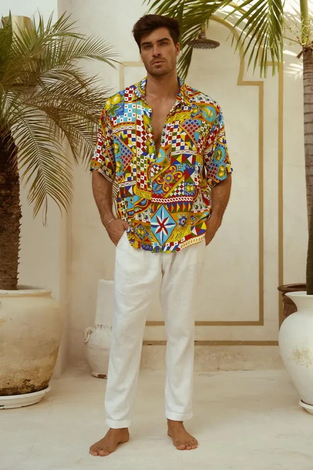 Runaway The Label Shirts DANTE SHIRT Phaedra Print 8211 Men