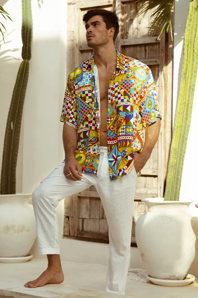 Runaway The Label Shirts DANTE SHIRT Phaedra Print 8211 Men