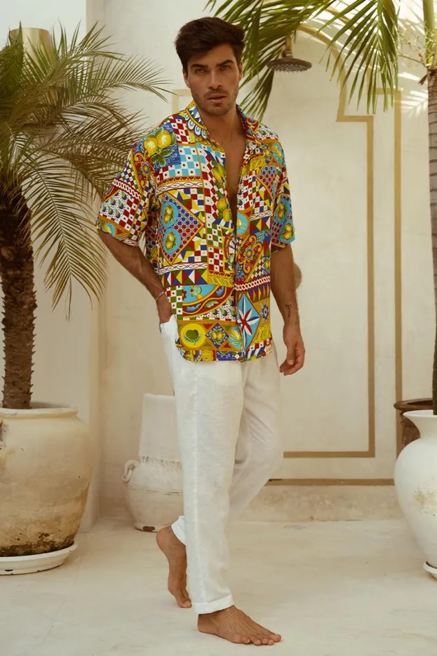 Runaway The Label Shirts DANTE SHIRT Phaedra Print 8211 Men