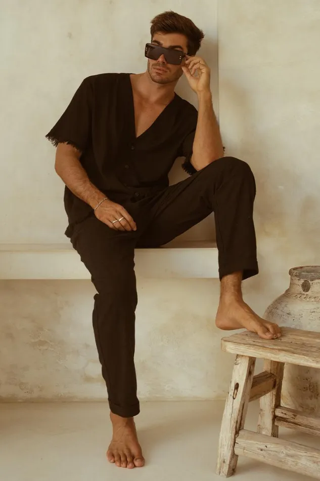 Runaway The Label Shirts HARVEY SHIRT Black 8211 Men