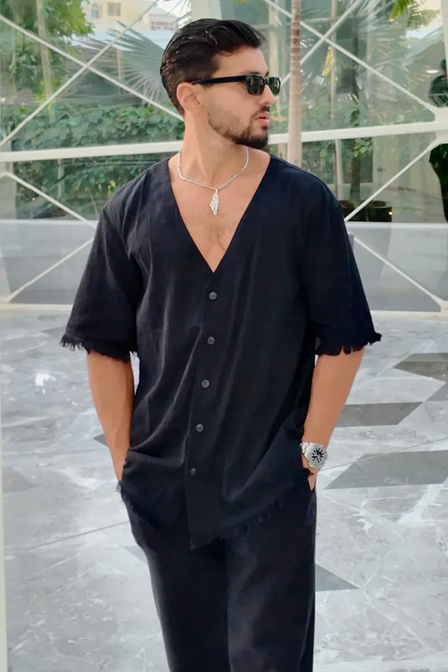 Runaway The Label Shirts HARVEY SHIRT Black 8211 Men