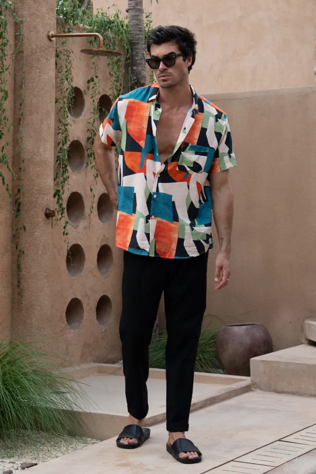 Runaway The Label Shirts NATHAN SHIRT Regio Print 8211 Men