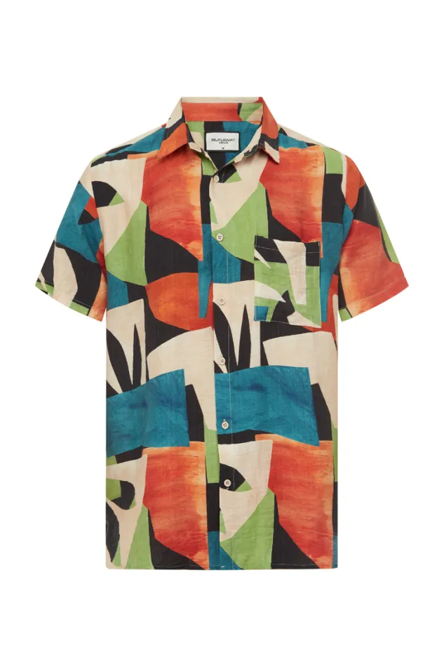 Runaway The Label Shirts NATHAN SHIRT Regio Print 8211 Men