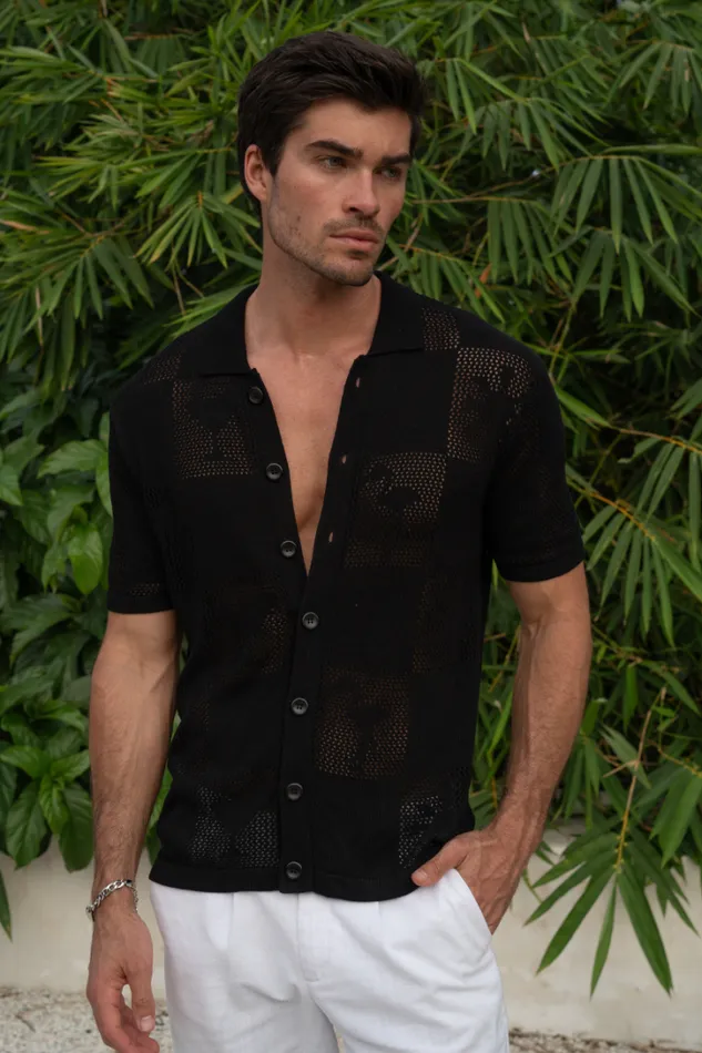 Runaway The Label Shirts PATRICK SHIRT Black 8211 Men