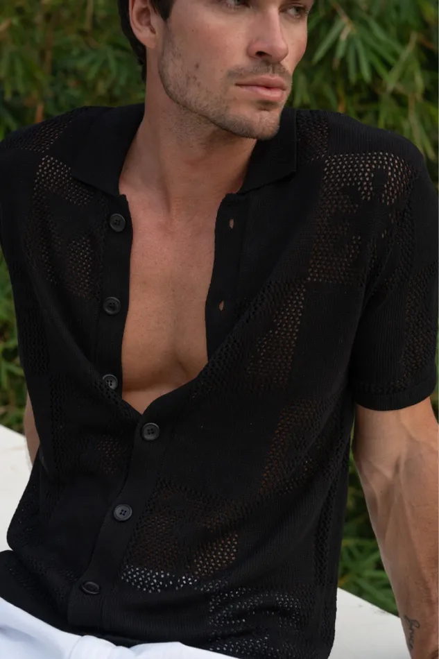 Runaway The Label Shirts PATRICK SHIRT Black 8211 Men