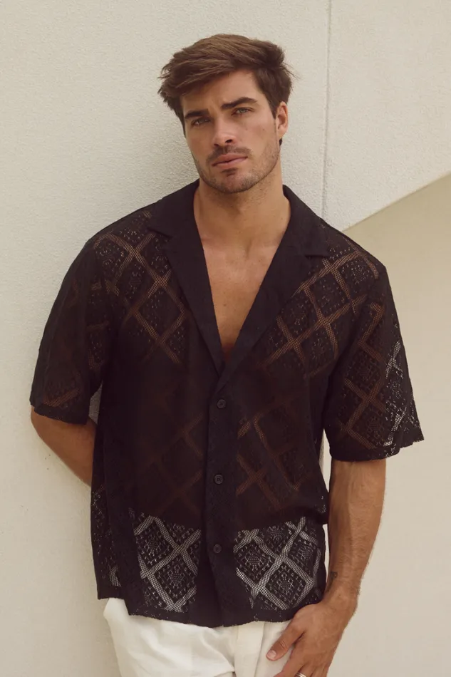 Runaway The Label Shirts TULUM SHIRT Black 8211 Men