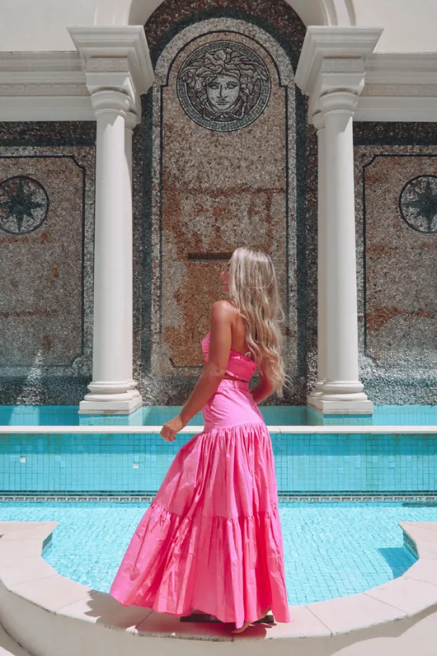 Runaway The Label Skirts Ayla Maxi Skirt Pink 8211 Women Runaway The Label Skirts Ayla Maxi Skirt Pink 8211 Women
