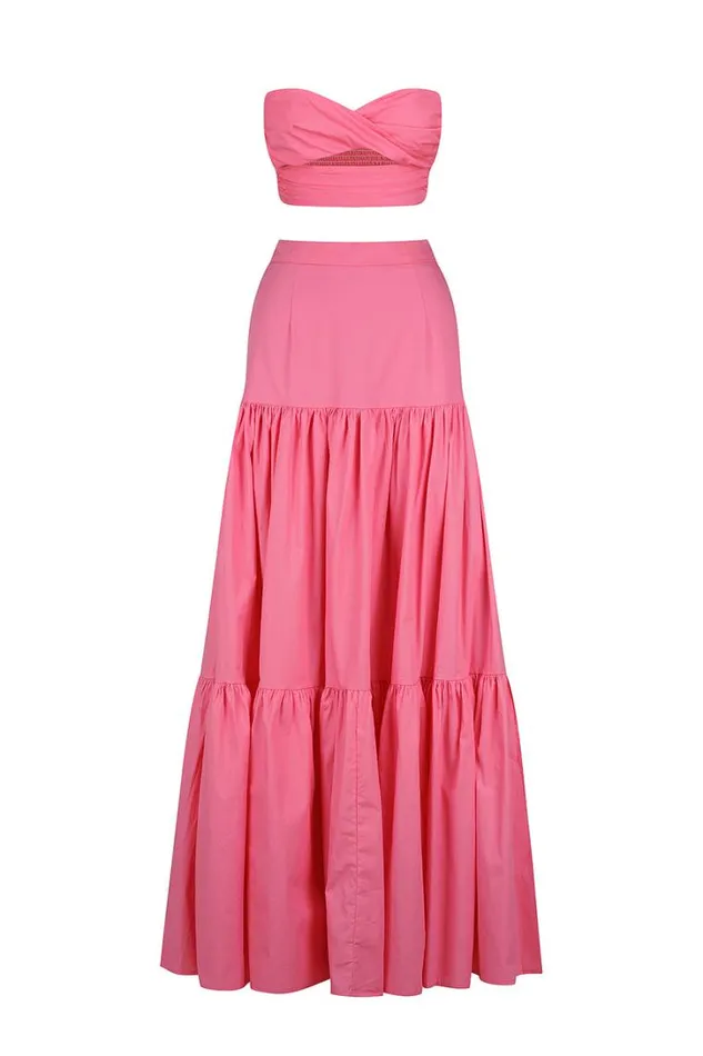 Runaway The Label Skirts Ayla Maxi Skirt Pink 8211 Women Runaway The Label Skirts Ayla Maxi Skirt Pink 8211 Women