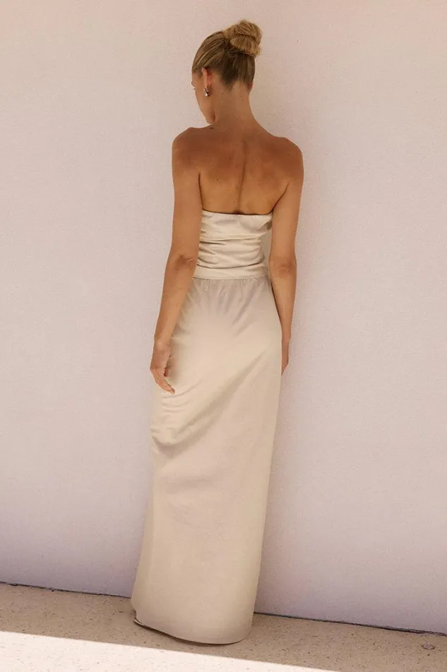 Runaway The Label Skirts MURILO MAXI SKIRT Sand 8211 Women