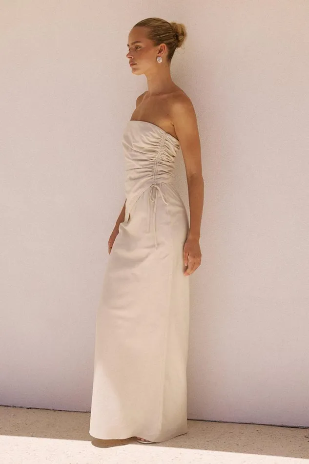 Runaway The Label Skirts MURILO MAXI SKIRT Sand 8211 Women
